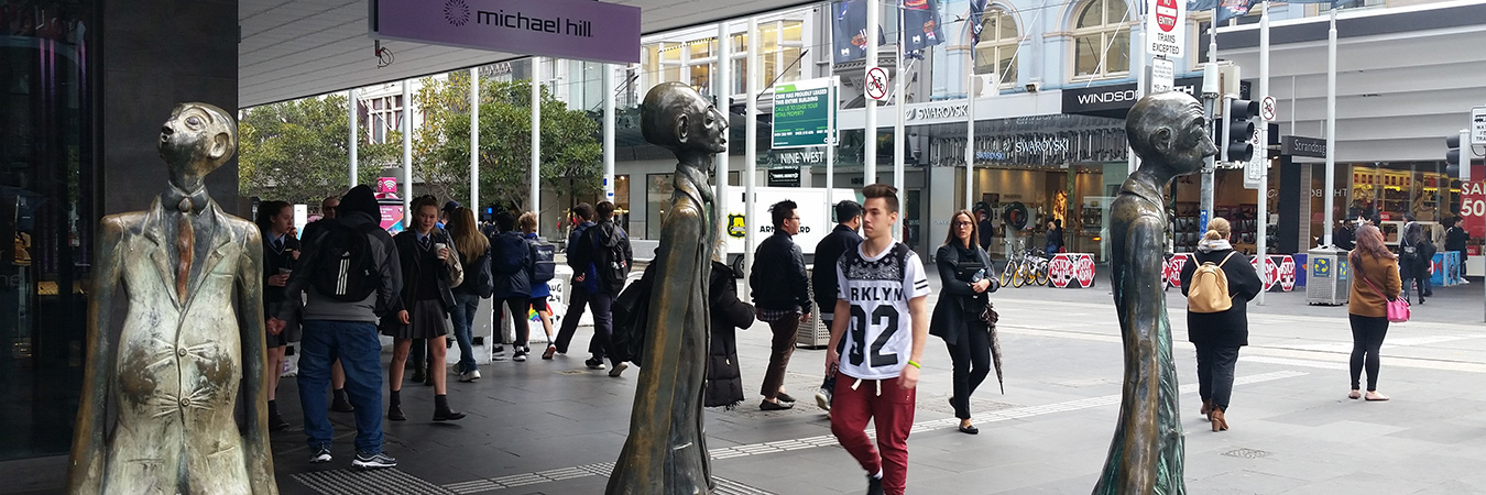 Bourke St Mall, Melbourne
