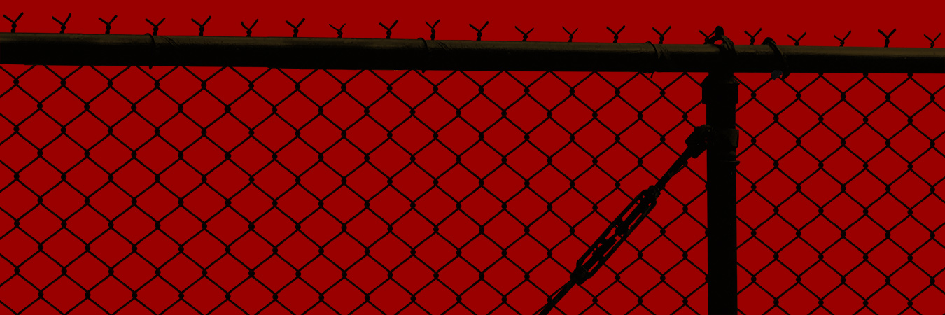 Chain link fence